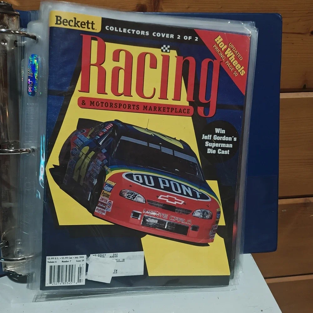 Vintage Beckett Racing Magazine July 1999 Near Mint Protective Sleeved